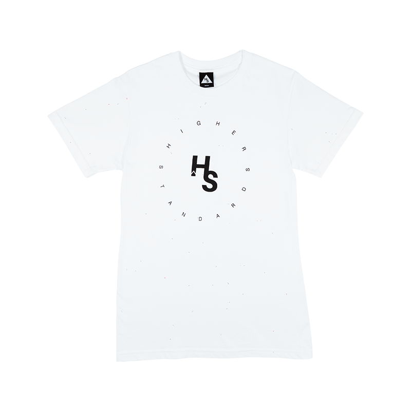 Higher Standards T-Shirt - Circle Logo Apparel : Tops Higher Standards White Extra Small