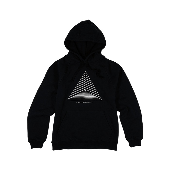 Higher Standards Hoodie - Concentric Triangle Apparel : Tops Higher Standards Black Double XL