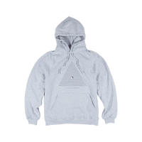 Higher Standards Hoodie - Concentric Triangle Apparel : Tops Higher Standards Gray Double XL