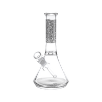 K.Haring Water Pipe Glass : Water Pipe K. Haring Glass Collection blkwht