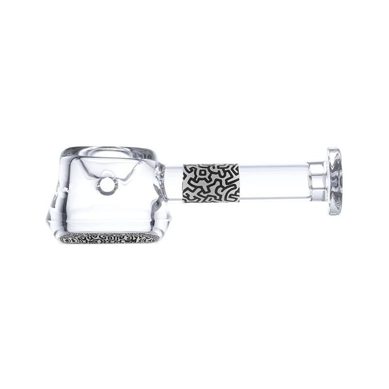 K.Haring Glass Spoon Pipe Glass : Spoon K. Haring Glass Collection blkwht