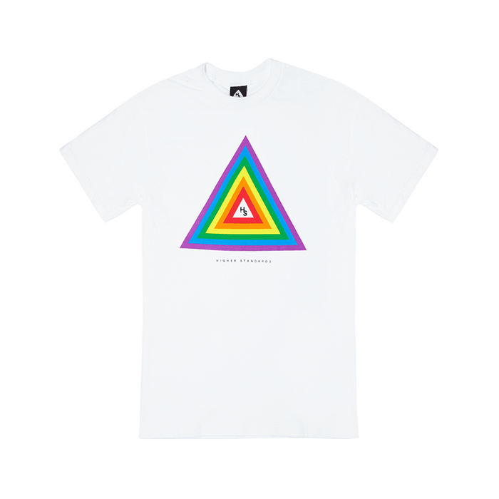Higher Standards Pride Concentric Triangle Tee Apparel : Tops Higher Standards