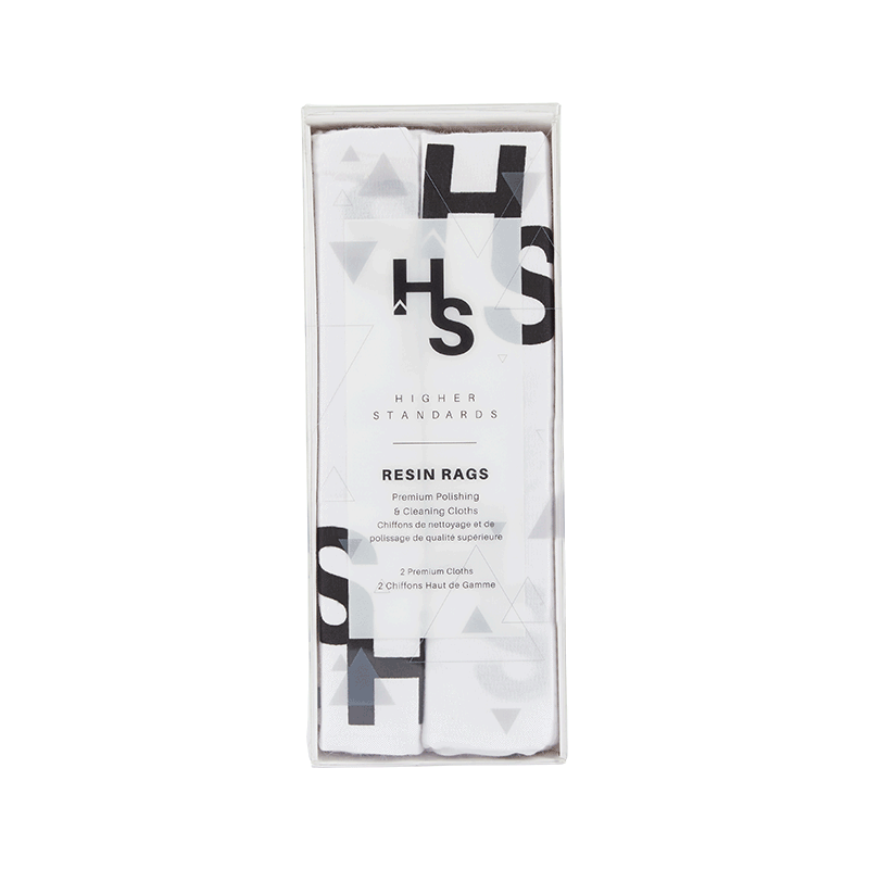 Higher Standards Resin Rags - Box of 2 Accessories : Cleaner Higher Standards