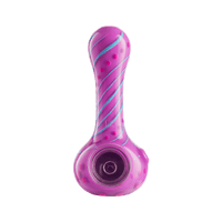 Eyce ORAFLEX Floral Spoon Pipe Silicone : Spoon Eyce flwrpur