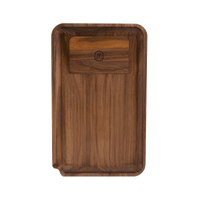 Marley Natural Black Walnut Rolling Tray