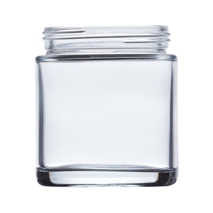 Pollen Gear - LoPro - 200 mL Glass Jar - Clear with low profile - No cap - 60 pc case