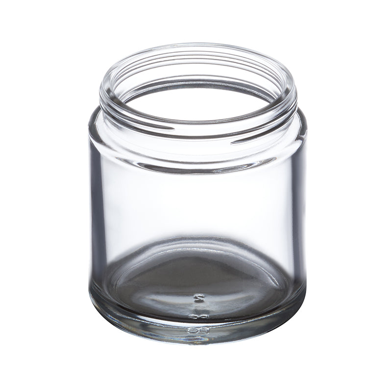 Pollen Gear - LoPro - 200 mL Glass Jar - Clear with low profile - No cap - 60 pc case