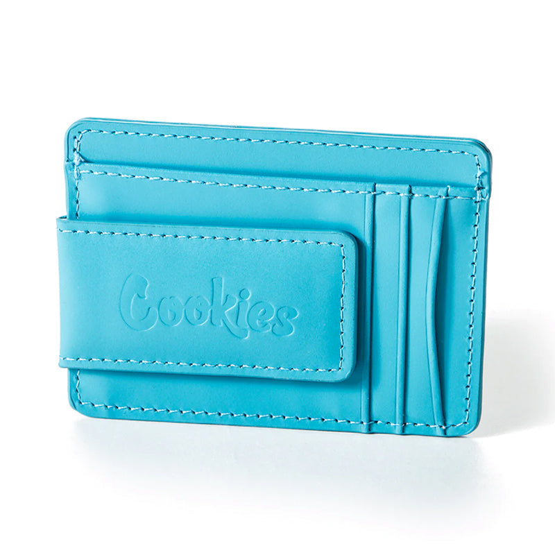 Cookies Big Chip Money Clip Leather Card Holder Apparel : Accessories Cookies Blue