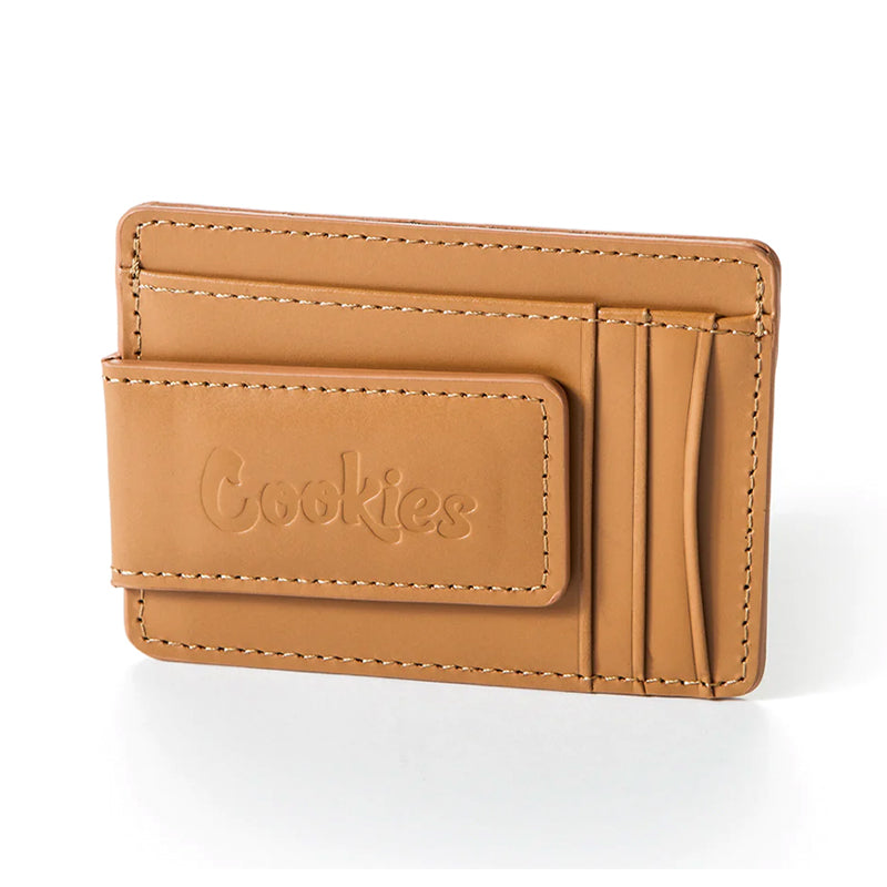 Cookies Big Chip Money Clip Leather Card Holder Apparel : Accessories Cookies Brown