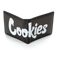 Cookies Billfold Wallet Textured Faux Leather Apparel : Accessories Cookies Black