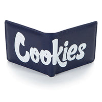 Cookies Billfold Wallet Textured Faux Leather Apparel : Accessories Cookies Navy