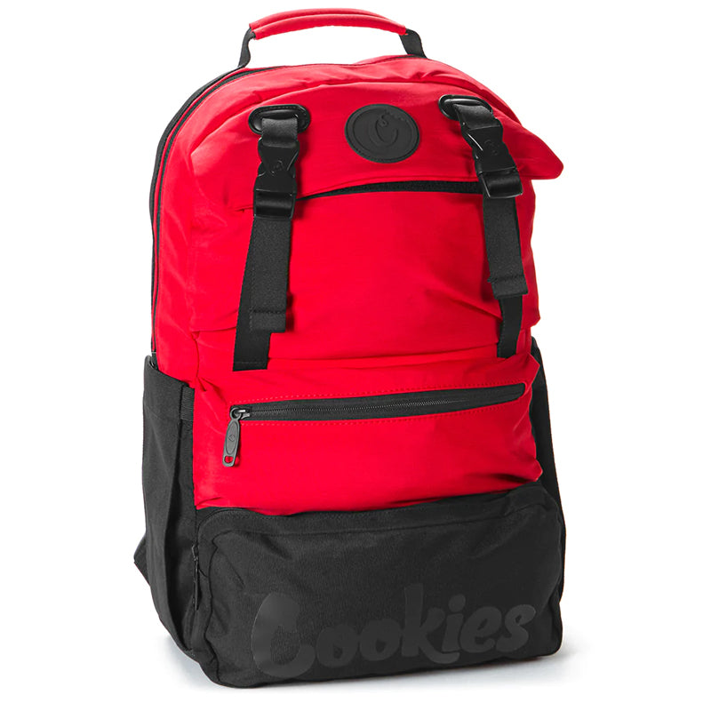 Cookies Parks Utility Backpack Sateen Nylon Luggage and Travel Products : Backpack Cookies Red