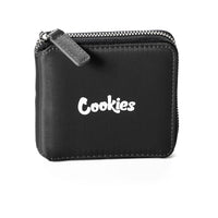 Cookies Zipper Wallet Luxe Matte Satin Nylon Apparel : Accessories Cookies Black
