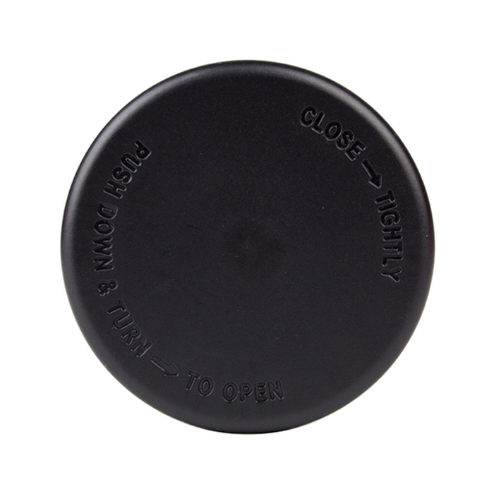 Flush V2 Jar CR Lid : Universal Lid (48/400) : Black