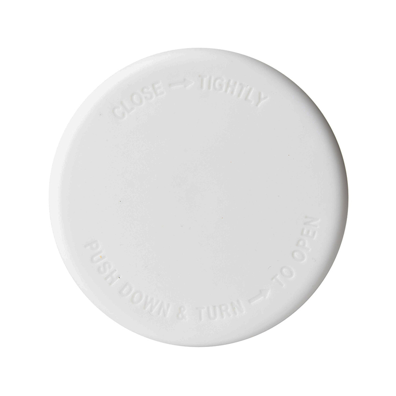 Flush V2 Jar CR Lid : Universal Lid (48/400) : White : 120ct