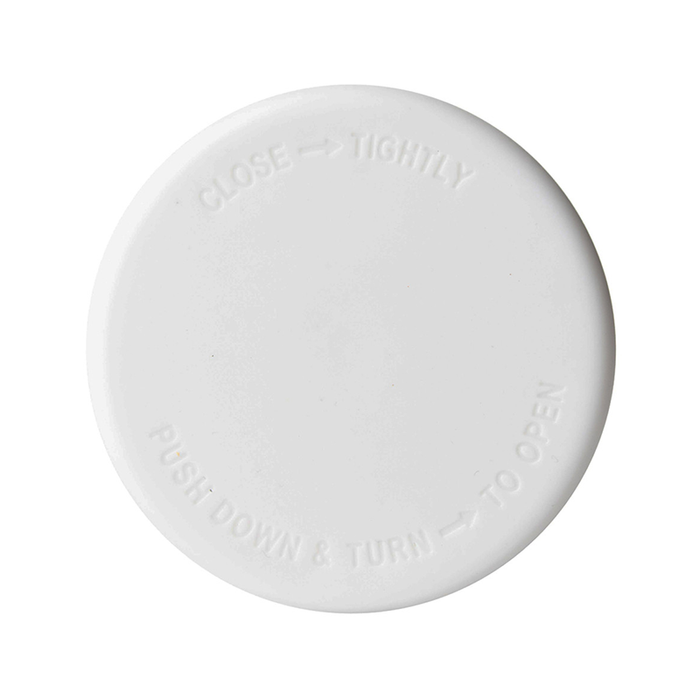 Flush V2 Jar CR Lid : Universal Lid (48/400) : White : 120ct