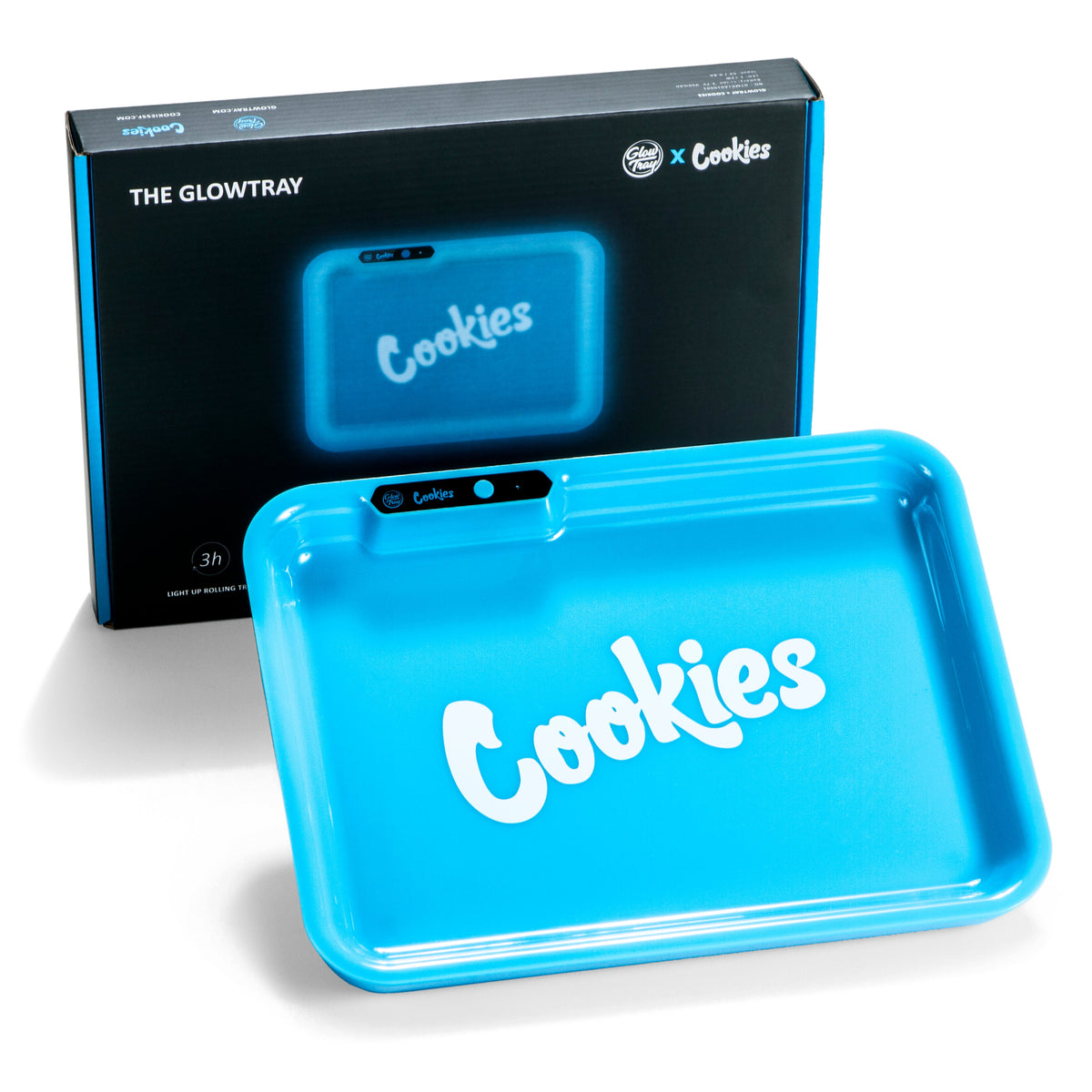 Cookies V4 Glow Tray Accessories : Rolling Trays Cookies Blue