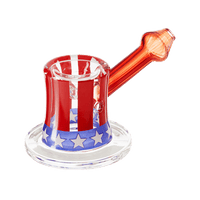Groove July 4th Spoon Pipe Limited Edition Glass : Spoon Groove July 4th