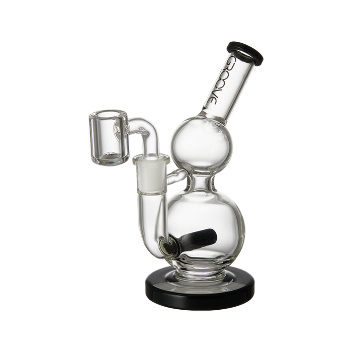 Groove Mini Round Glass Rig Glass : Rig Groove