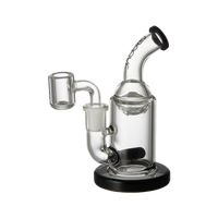 Groove Mini Tube Glass Rig Glass : Rig Groove