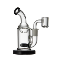 Groove Mini Tube Glass Rig Glass : Rig Groove