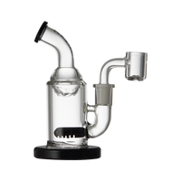 Groove Mini Tube Glass Rig Glass : Rig Groove