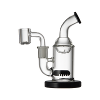 Groove Mini Tube Glass Rig Glass : Rig Groove