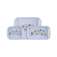 VIBES  Daisy Aluminum tray Accessories : Rolling Trays Vibes Rolling Papers