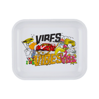 VIBES Collage Aluminum tray