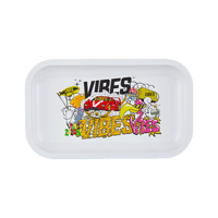 VIBES Collage Aluminum tray