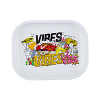 VIBES Collage Aluminum tray