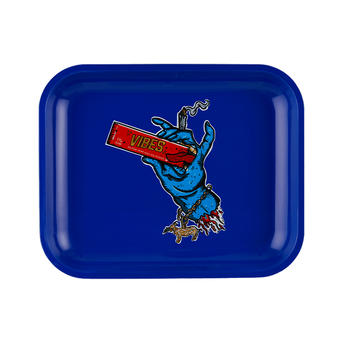 Vibes Alumimun Lend a Hand Trays Accessories : Rolling Trays Vibes Rolling Papers large lendahand