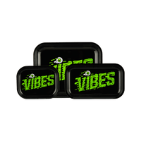 VIBES Slime Aluminum Tray Accessories : Rolling Trays Vibes Rolling Papers