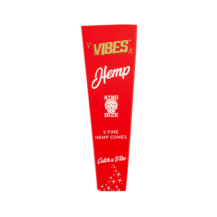 VIBES - King Size Cones - Box of 8 Coffins Each Coffin Contains 20 Cones