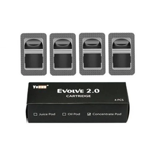 Yocan Evolve 2.0 4 Pod Pk E- Liquid, Thick Oil, Concentrates