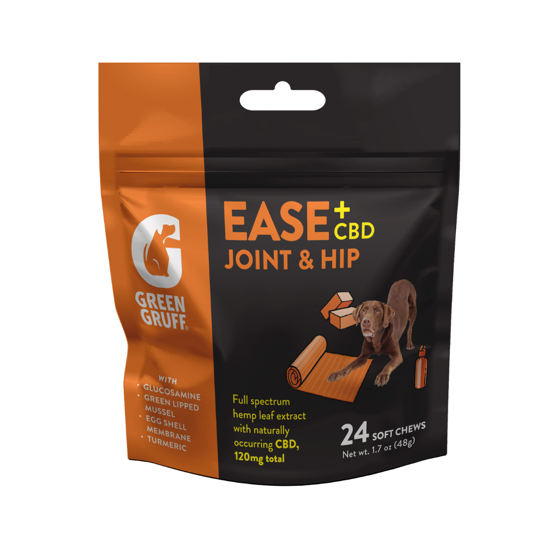 Green Gruff CBD Ease Joint & Hip - 24 Soft Chews (6-Pack)