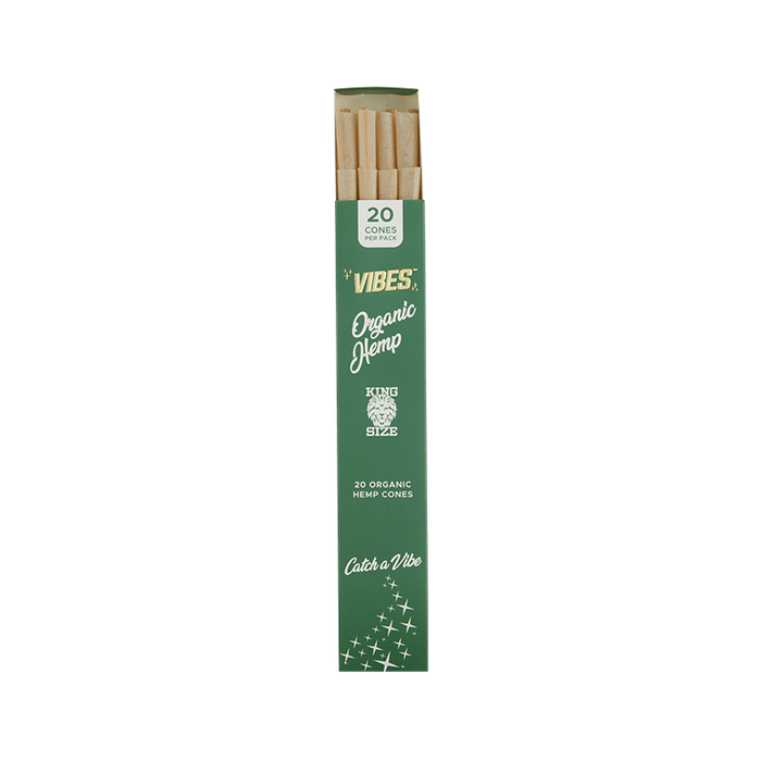 VIBES - King Size Cones - Box of 8 Coffins Each Coffin Contains 20 Cones