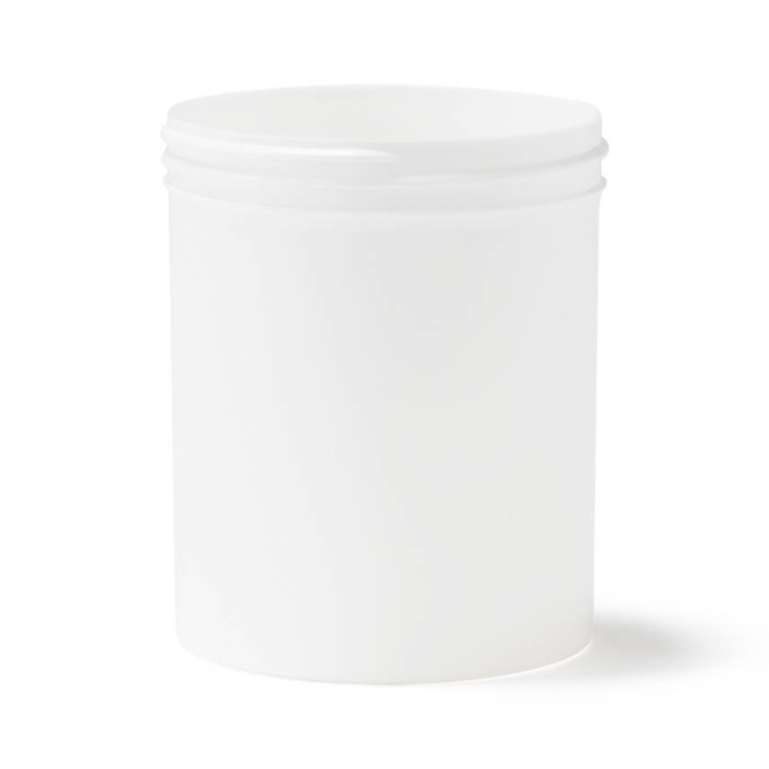 8oz 70mm Single-Wall Polypro Jar Molded White, No Deco