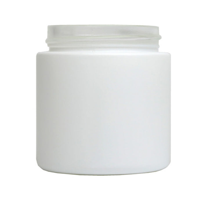 Flush V2 Jar Glass Base : 3oz Round (48/400) : Matte White