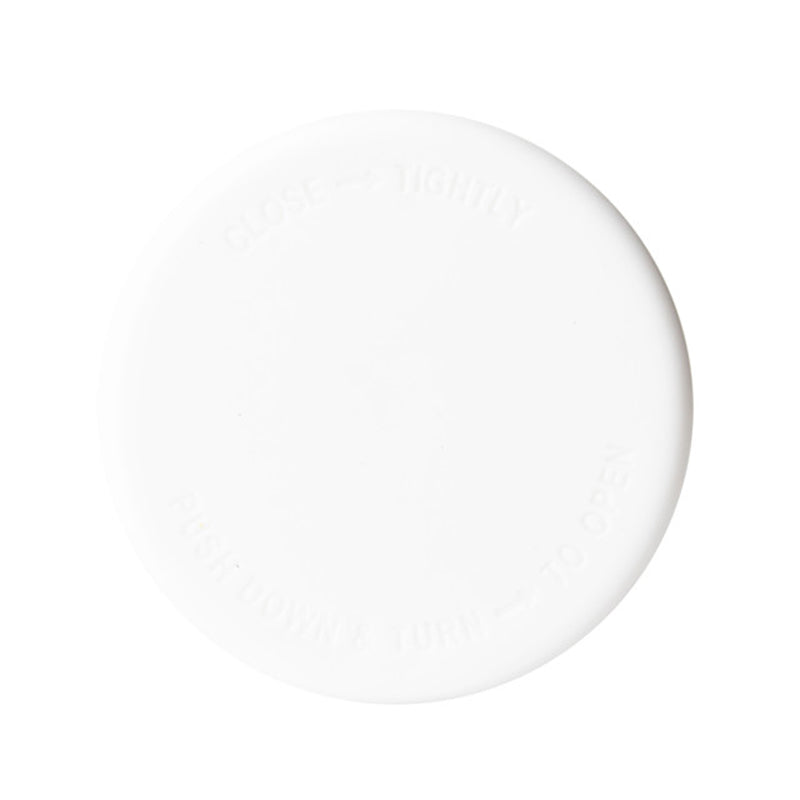 Flush V2 Jar CR Lid (NBP) : Universal Lid (48/400) : White : 120ct