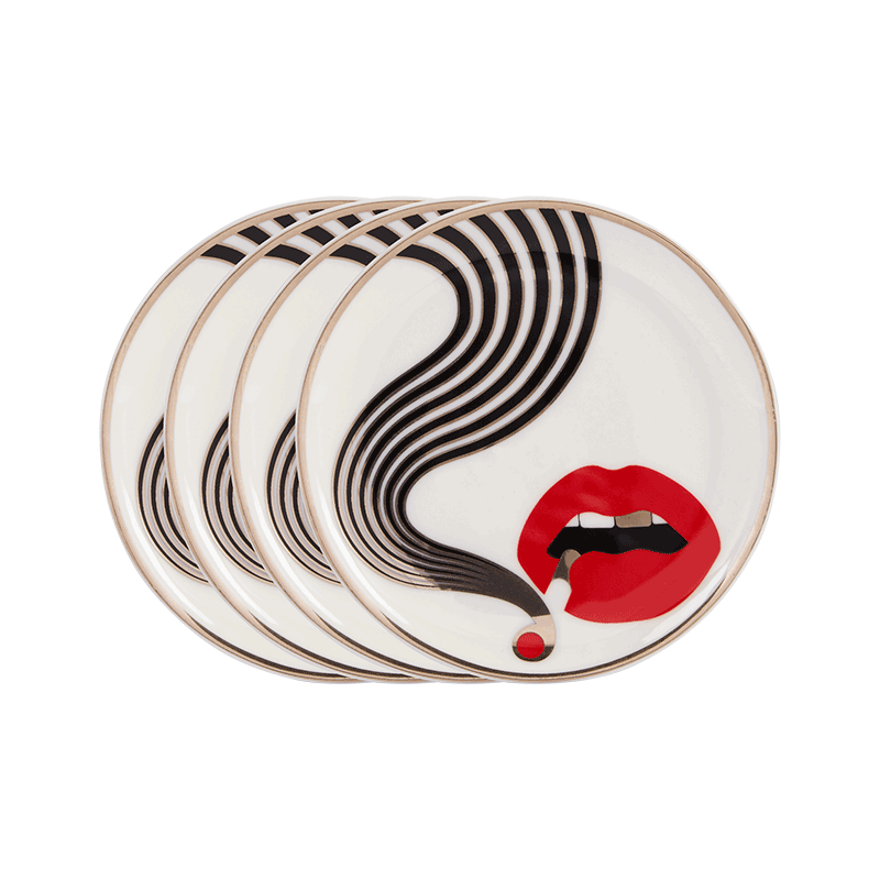 Higher Standards x Jonathan Adler Coaster Porcelain Home Goods : Accessories Higher Standards   