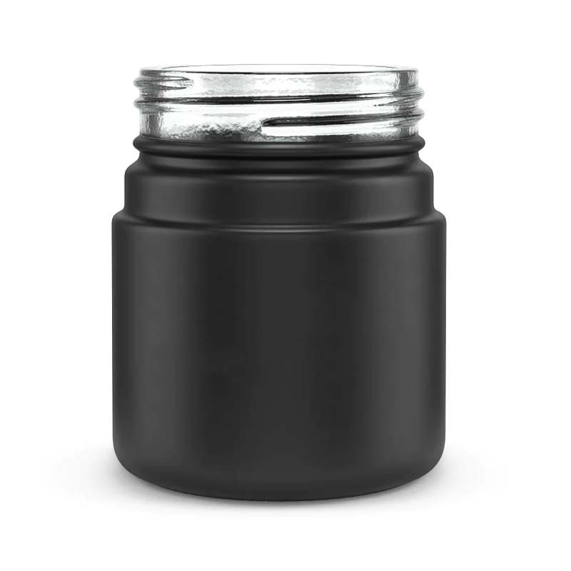 20 Dram Pollen Gear Black Glass Jar 72ct