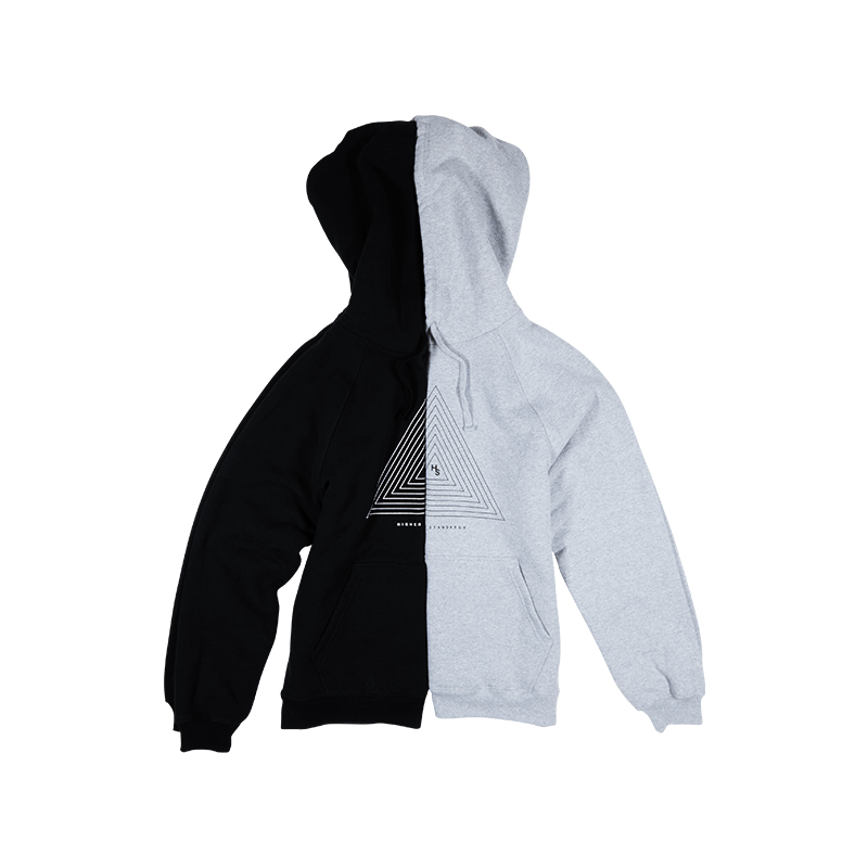 Higher Standards Hoodie - Concentric Triangle Apparel : Tops Higher Standards   