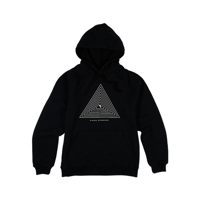 Higher Standards Hoodie - Concentric Triangle Apparel : Tops Higher Standards Black Double XL 