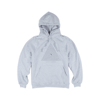 Higher Standards Hoodie - Concentric Triangle Apparel : Tops Higher Standards Gray Double XL 