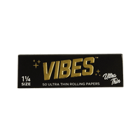 Vibes Rolling Papers - 1.25 Papers, Cones, and Wraps : Papers Vibes Rolling Papers Black  