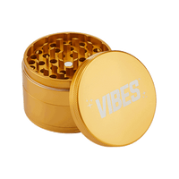 Vibes 4-Piece Grinder Grinders : Aluminum Vibes Rolling Papers   