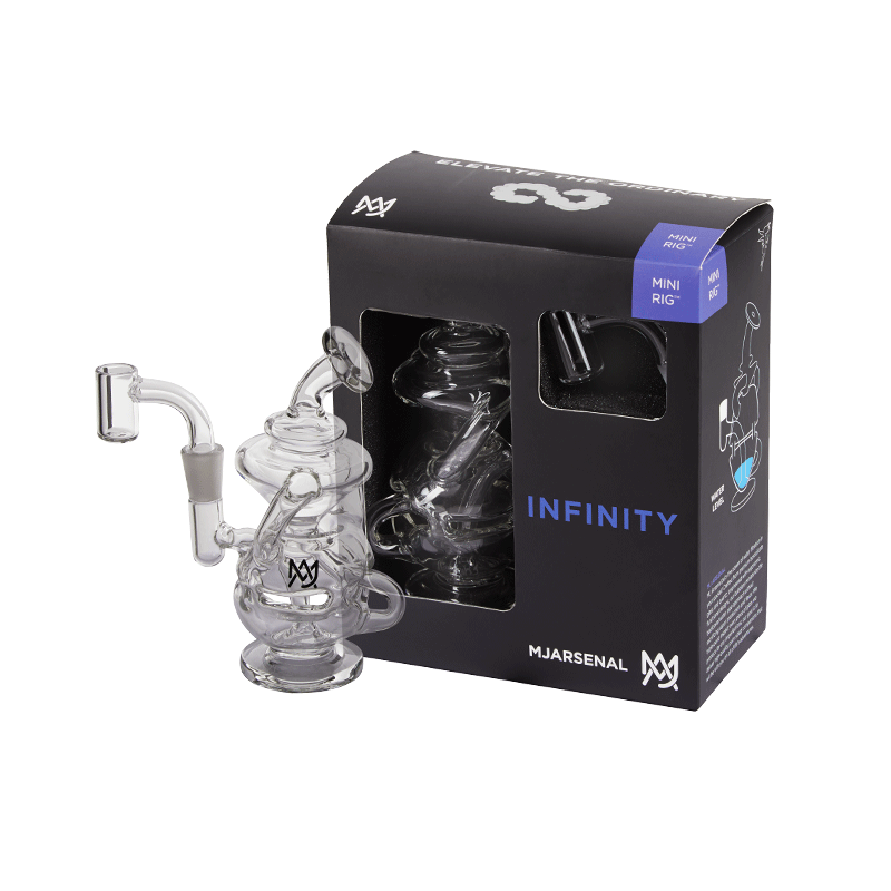 MJ Arsenal Infinity Mini Rig Glass : Rig MJ Arsenal   