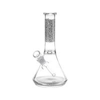 K.Haring Water Pipe Glass : Water Pipe K. Haring Glass Collection blkwht  