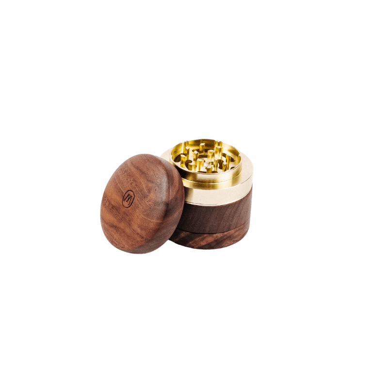 Marley Natural Black Walnut Gold Band Grinder Grinders : Wood Marley Natural   